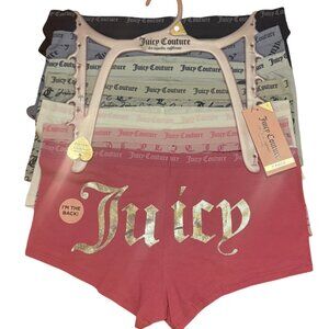 Juicy Couture 7-Pack Boyshorts Panties Underwear